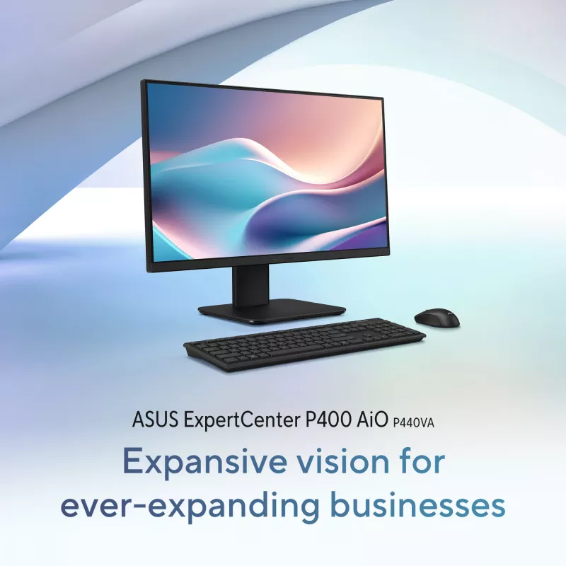 ASUS ExpertCenter P400 AiO P440VAK-BPC193W-NL „Viskas viename“ kompiuteris, 23,8 colių Full HD, Intel Core i7-13620H, 16 GB DDR5, 1 TB SSD, Windows 11 Home, juodas