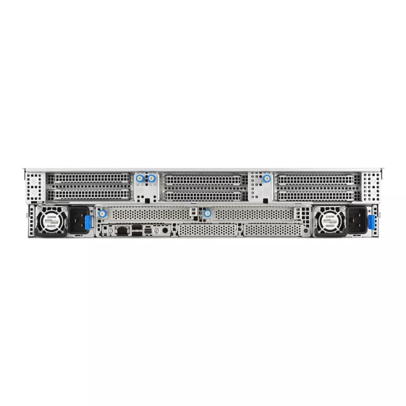 Rack serveris ASUS RS720-E12-RS8G 3,2 kW perteklinis maitinimo šaltinis, 8 karšto keitimo diskų lizdai