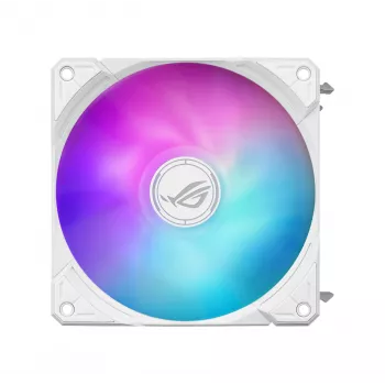 All-in-one skystas aušintuvas ASUS ROG Ryuo IV SLC 360 ARGB White Edition — 360 mm radiatorius, 3×120 mm ventiliatoriai, AMOLED ekranas, LGA 1700 palaikymas