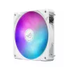 All-in-one skystas aušintuvas ASUS ROG Ryuo IV SLC 360 ARGB White Edition — 360 mm radiatorius, 3×120 mm ventiliatoriai, AMOLED ekranas, LGA 1700 palaikymas