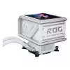 All-in-one skystas aušintuvas ASUS ROG Ryuo IV SLC 360 ARGB White Edition — 360 mm radiatorius, 3×120 mm ventiliatoriai, AMOLED ekranas, LGA 1700 palaikymas