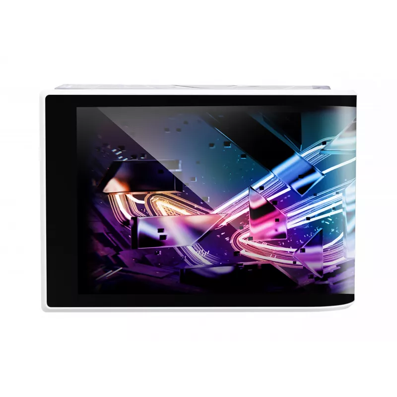 All-in-one skystas aušintuvas ASUS ROG Ryuo IV SLC 360 ARGB White Edition — 360 mm radiatorius, 3×120 mm ventiliatoriai, AMOLED ekranas, LGA 1700 palaikymas