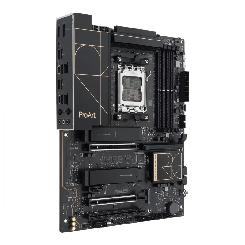 Pagrindinė plokštė ASUS PROART B850-CREATOR WiFi NEO — AMD B850, lizdas AM5, ATX, DDR5, 4 DIMM, 256 GB, Wi‑Fi 7, 5Gb Ethernet