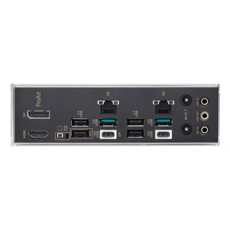 Pagrindinė plokštė ASUS PROART B850-CREATOR WiFi NEO — AMD B850, lizdas AM5, ATX, DDR5, 4 DIMM, 256 GB, Wi‑Fi 7, 5Gb Ethernet