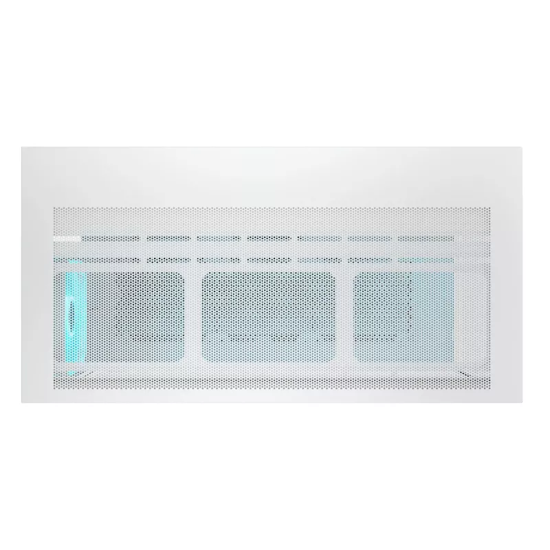 COUGAR CFV235 Vision midi bokštas ARGB, 9.16 colio LCD, grūdintas stiklas, baltas, ATX/Micro-ITX, 2x3.5 colio + 2x2.5 colio