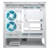 COUGAR CFV235 Vision midi bokštas ARGB, 9.16 colio LCD, grūdintas stiklas, baltas, ATX/Micro-ITX, 2x3.5 colio + 2x2.5 colio