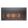 COUGAR CFV235 Vision Midi Tower korpusas — ARGB, 9.16 colio LCD 1920×462, tinklelis, priekyje 2×160 mm, gale 1×120 mm, juodas