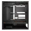 COUGAR CFV235 Vision Midi Tower korpusas — ARGB, 9.16 colio LCD 1920×462, tinklelis, priekyje 2×160 mm, gale 1×120 mm, juodas