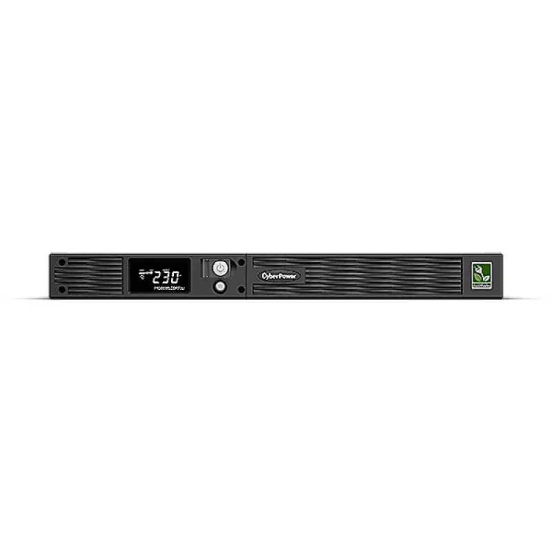 Nepertraukiamo maitinimo šaltinis CyberPower PR1000ELCDRT1U, linijinis-interaktyvus, 1 kVA / 800 W, 6 lizdų