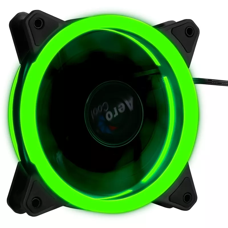 Kompiuterio ventiliatorius Aerocool Rev RGB 12 cm juodas