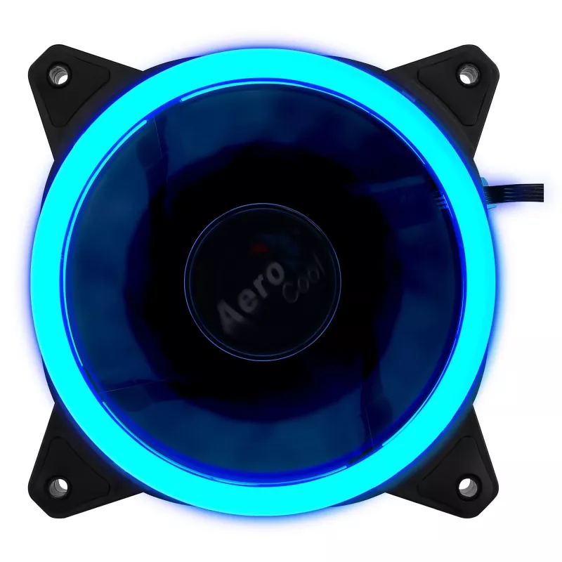 Kompiuterio ventiliatorius Aerocool Rev RGB 12 cm juodas