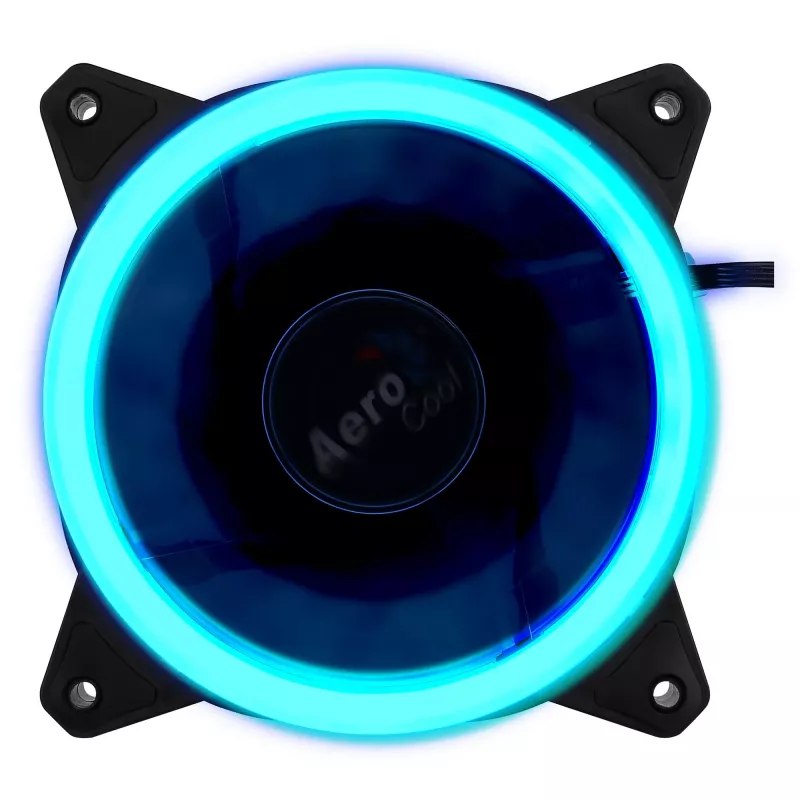 Kompiuterio ventiliatorius Aerocool Rev RGB 12 cm juodas
