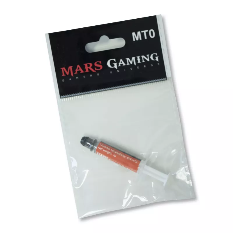 Mars Gaming MT0 šiluminė pasta 1g 6W 30-280°C maksimalus saugumas