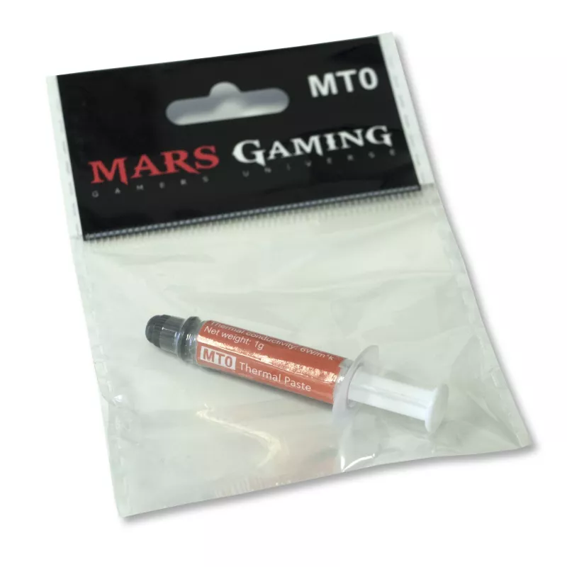 Mars Gaming MT0 šiluminė pasta 1g 6W 30-280°C maksimalus saugumas