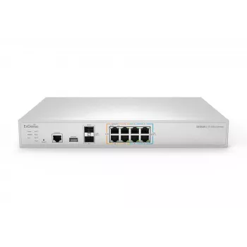 EnGenius Cloud Managed Security Gateway 2 x 2,5 GbE LAN ir 6 x 2,5 GbE WAN bei 2 SFP+ prievadai
