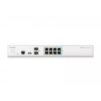 EnGenius Cloud Managed Security Gateway 2 x 2,5 GbE LAN ir 6 x 2,5 GbE WAN bei 2 SFP+ prievadai
