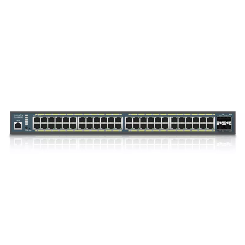 Valdomas jungiklis EnGenius FitSwitch 48 PoE 48 prievadų Gigabit Ethernet