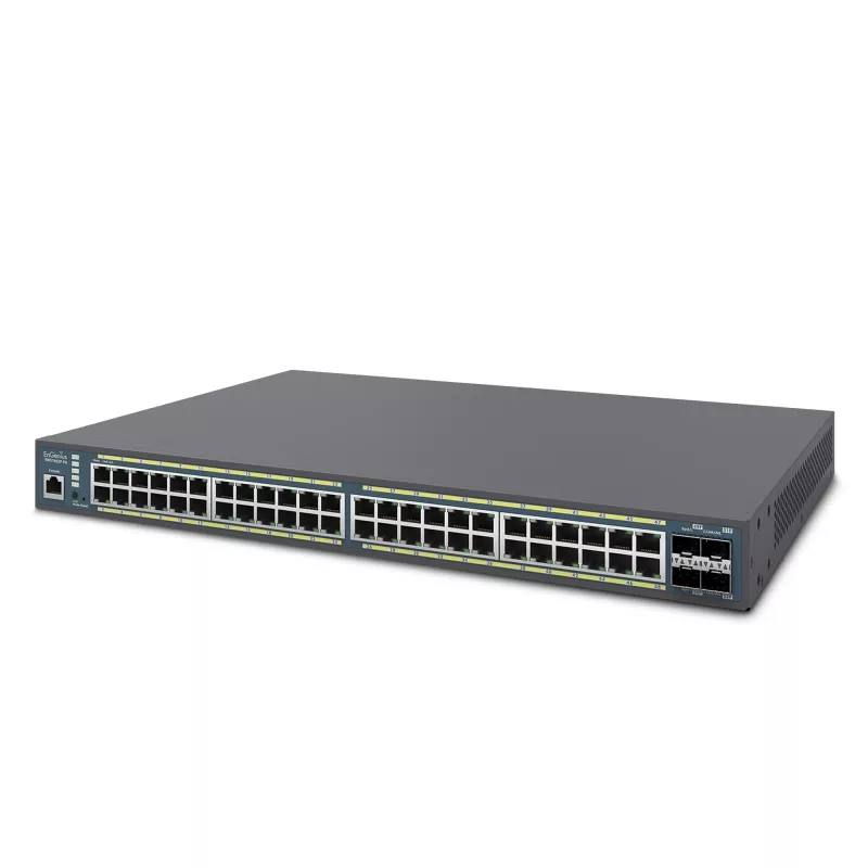 Valdomas jungiklis EnGenius FitSwitch 48 PoE 48 prievadų Gigabit Ethernet