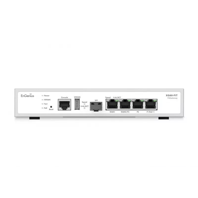 EnGenius FitXpress valdomas tinklo šliuzas 2 x GbE LAN & 2 x GbE WAN & 1 SFP prievadas
