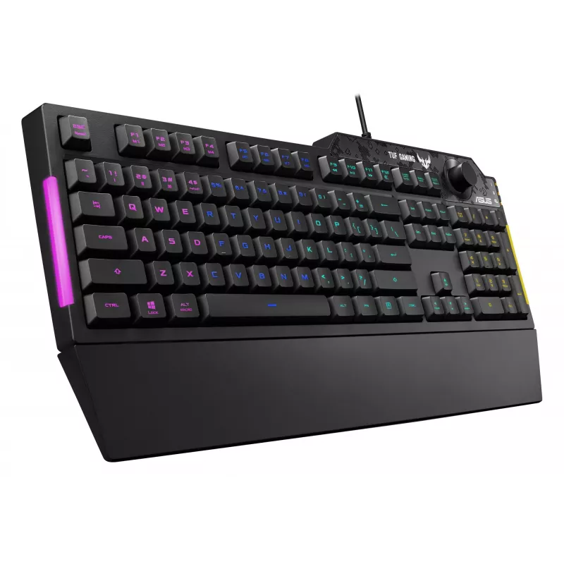 ASUS TUF Gaming K1 klaviatūra USB juoda Full-size RGB LED