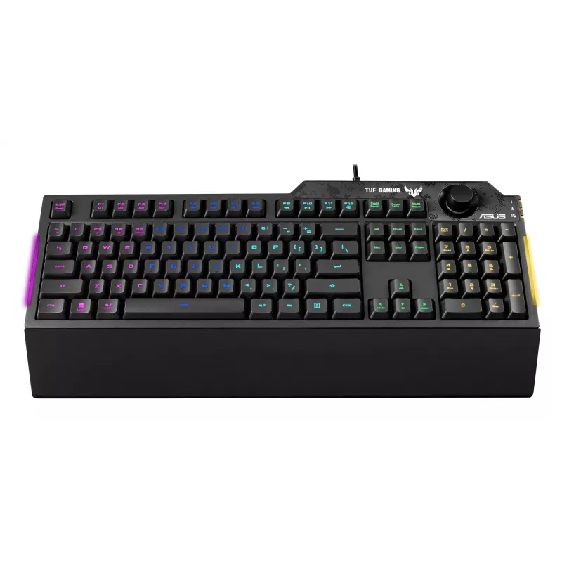 ASUS TUF Gaming K1 klaviatūra USB juoda Full-size RGB LED