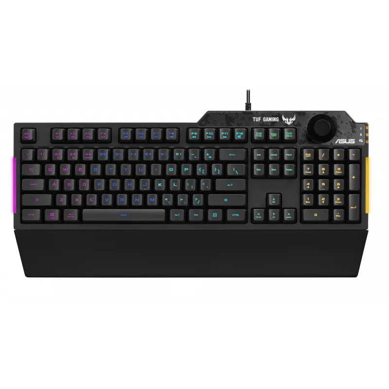 ASUS TUF Gaming K1 klaviatūra USB juoda Full-size RGB LED