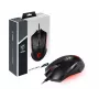 MSI CLUTCH GM08 Optinė žaidimų pelė, 4200 DPI, 6 programuojamų mygtukų, simetriškas dizainas, reguliuojamas svoris, raudonas LED