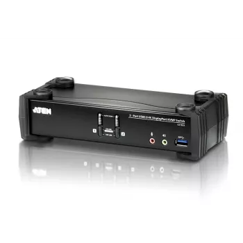 ATEN CS1922 2 prievadų USB 3.1 Gen 1 4K DisplayPort 1.2 KVMP jungiklis su garsu (KVM kabeliai pridėti)