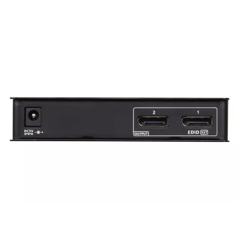 ATEN 2-Port 4K DisplayPort 1.2a skirstytuvas, DisplayPort, 2x DisplayPort, 4096 x 2160 pikselių, juoda, metalas, 4K Ultra HD