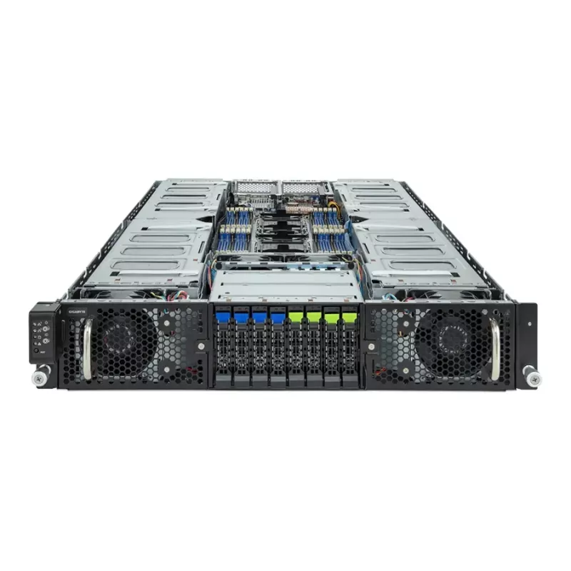 Kompiuterio korpusas Gigabyte G293-Z20 stelažinis serveris 2U juodas