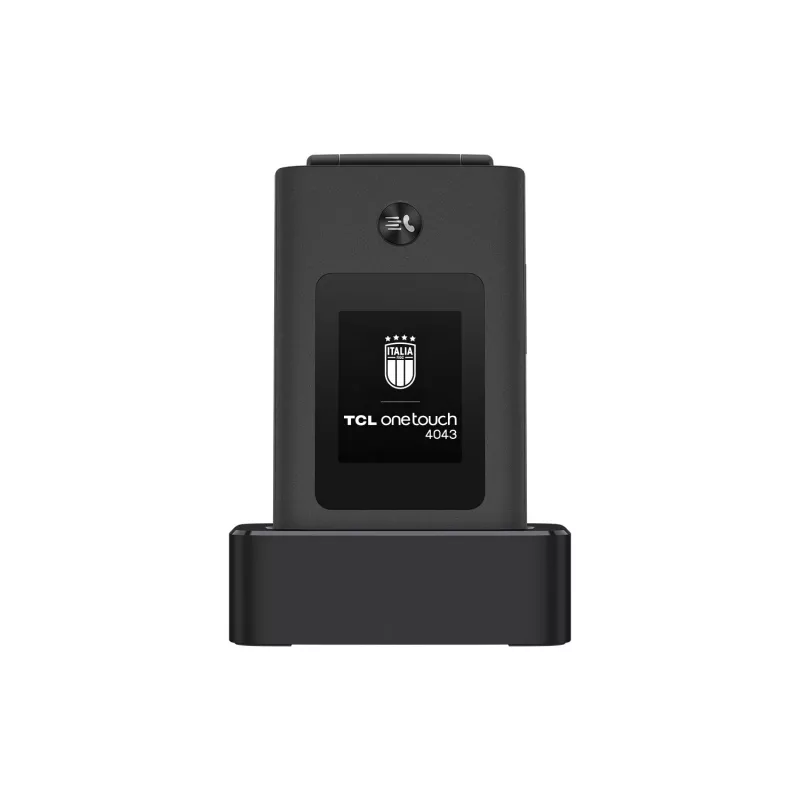 TCL OneTouch 4043 sulankstomas telefonas, 8,13 cm (3,2 colio), 2 MP, 1380 mAh, pilka