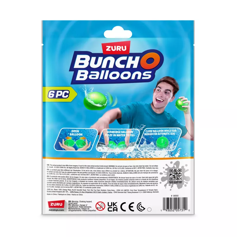 Bunch O Balloons Daugkartiniai vandens balionai 6 vnt ZURU