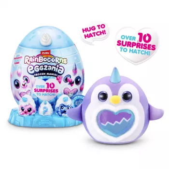 Pliušinis žaislas Zuru Rainbocorns Eggzania Frozen Mania – gyvūnėlio pliušas, įvairiaspalvis, nuo 3 metų