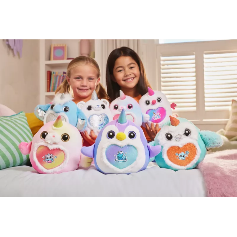 Pliušinis žaislas Zuru Rainbocorns Eggzania Frozen Mania – gyvūnėlio pliušas, įvairiaspalvis, nuo 3 metų