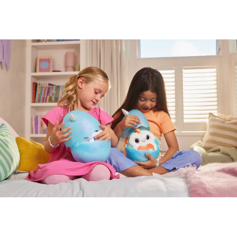 Pliušinis žaislas Zuru Rainbocorns Eggzania Frozen Mania – gyvūnėlio pliušas, įvairiaspalvis, nuo 3 metų