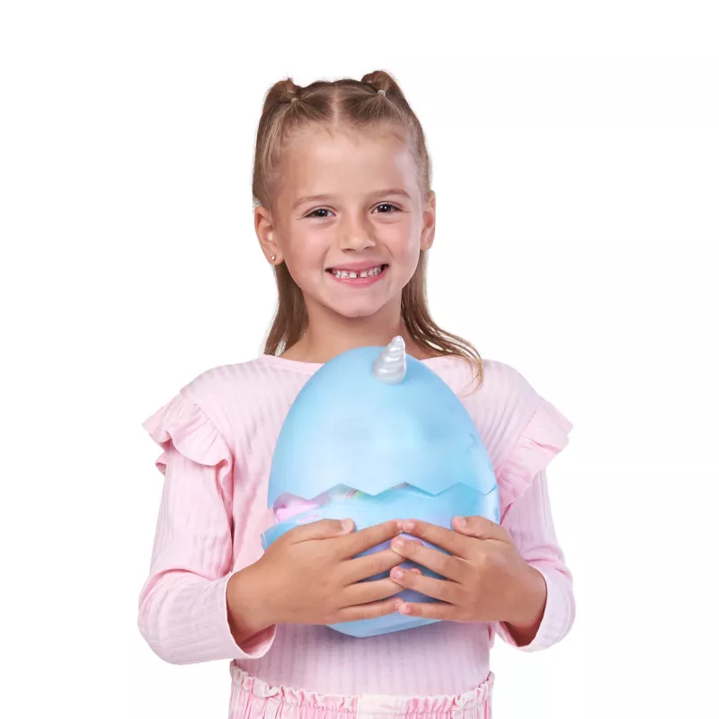 Pliušinis žaislas Zuru Rainbocorns Eggzania Frozen Mania – gyvūnėlio pliušas, įvairiaspalvis, nuo 3 metų