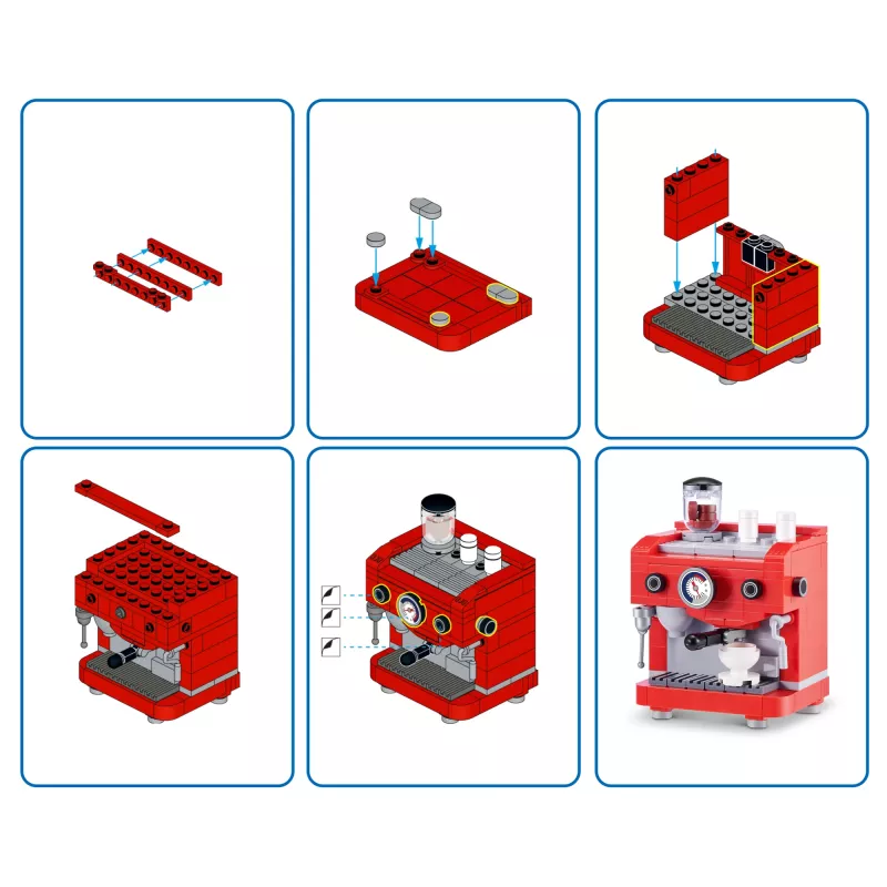 MAX Build more Premium Home Building Bricks Collection – Statybiniai blokeliai, 181 vnt.