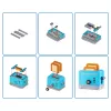 MAX Build more Premium Home Building Bricks Collection – Statybiniai blokeliai, 181 vnt.