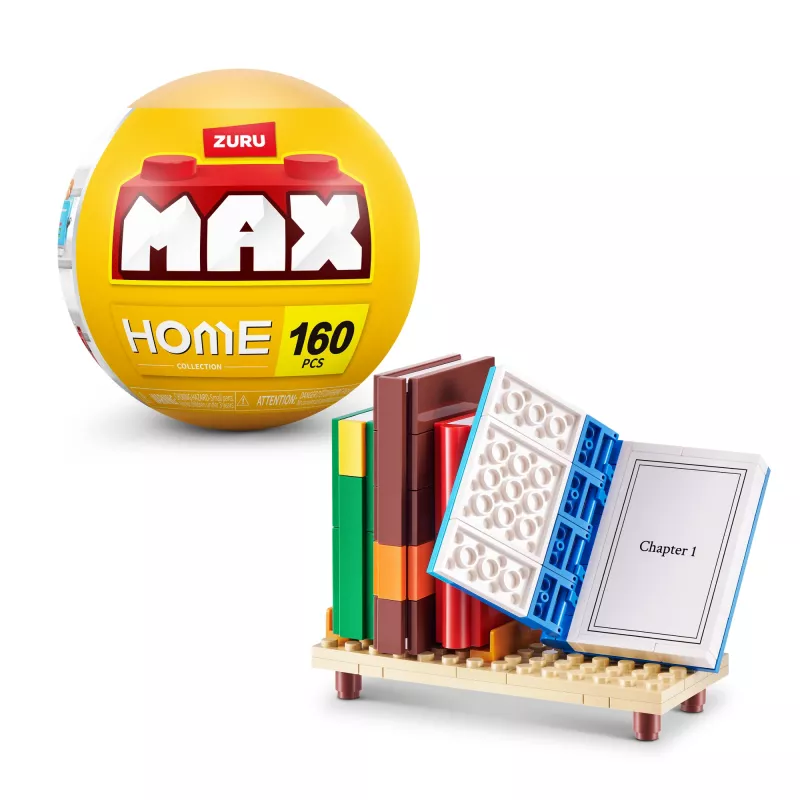 MAX Build more Premium Home Building Bricks Collection – Statybiniai blokeliai, 181 vnt.