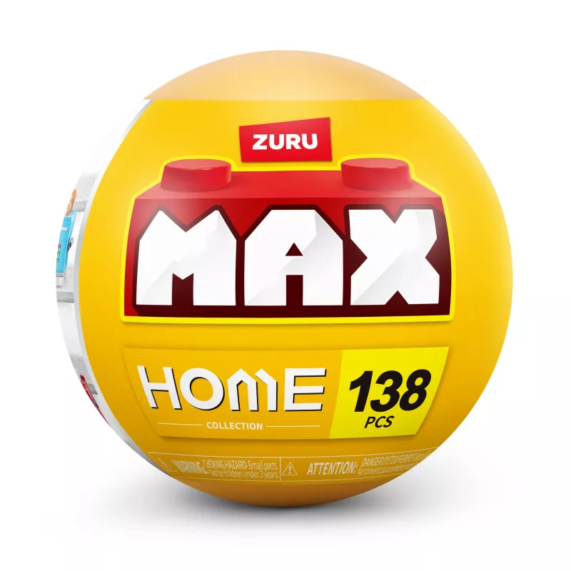 MAX Build more Premium Home Building Bricks Collection – Statybiniai blokeliai, 181 vnt.