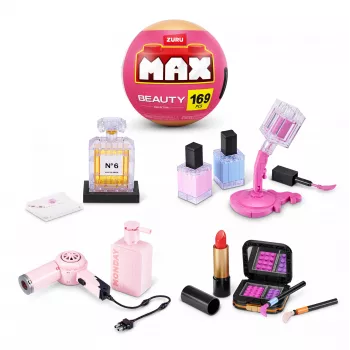MAX Build more Premium Beauty Building Bricks Collection – statybiniai blokeliai, 169 dalių, nuo 8 metų
