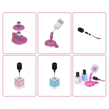 MAX Build more Premium Beauty Building Bricks Collection – statybiniai blokeliai, 169 dalių, nuo 8 metų
