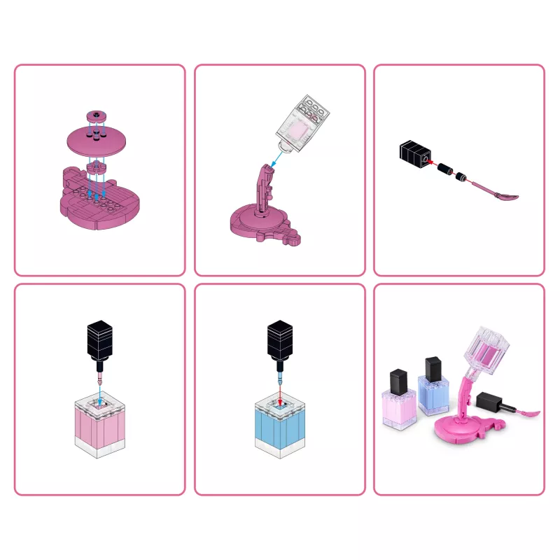 MAX Build more Premium Beauty Building Bricks Collection – statybiniai blokeliai, 169 dalių, nuo 8 metų