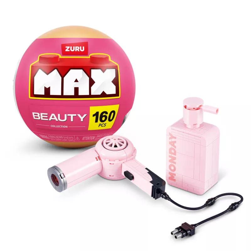 MAX Build more Premium Beauty Building Bricks Collection – statybiniai blokeliai, 169 dalių, nuo 8 metų