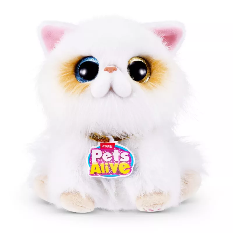 Žaislinė katė Zuru Pets Alive Smitten Kittens Series 2 – interaktyvi garsinė katytė, nuo 3 metų, AAA baterijos