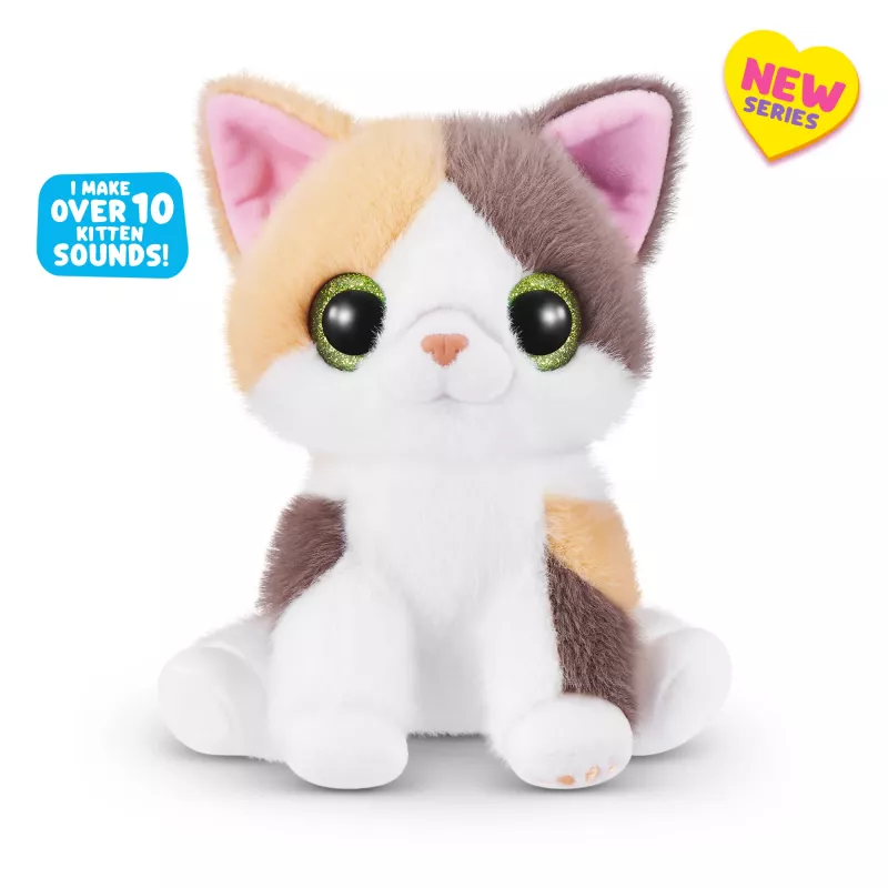Žaislinė katė Zuru Pets Alive Smitten Kittens Series 2 – interaktyvi garsinė katytė, nuo 3 metų, AAA baterijos