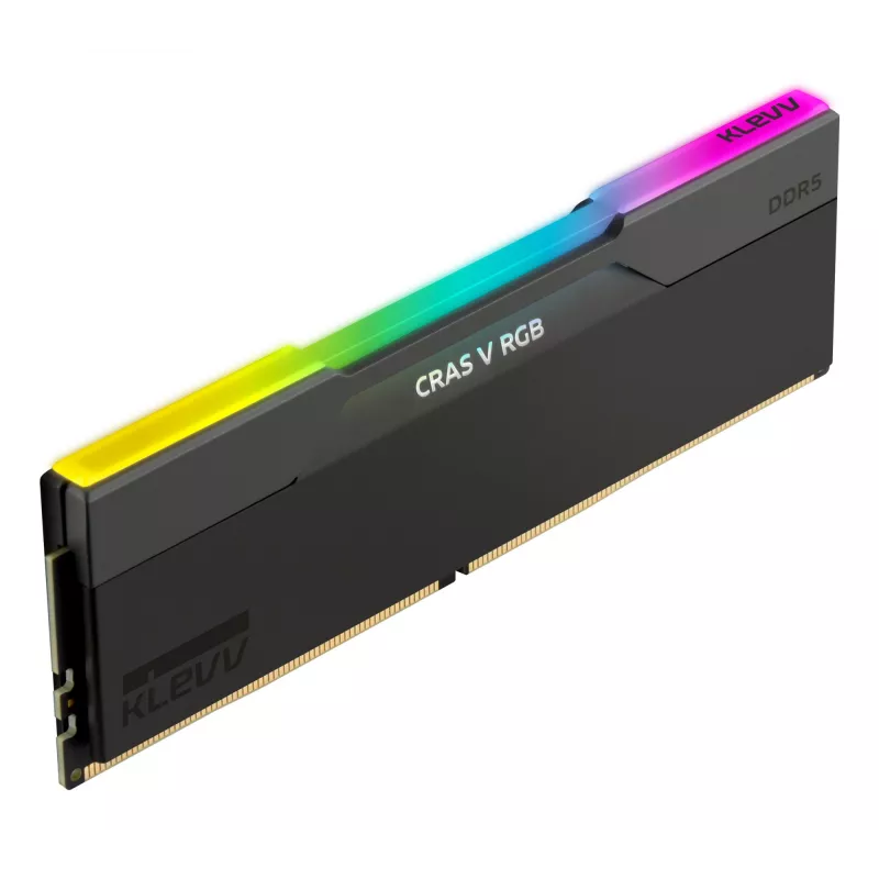 Klevv CRAS V RGB 64GB (2x32GB) 6000MHz CL30 DDR5 atminties rinkinys 30-36-36-76
