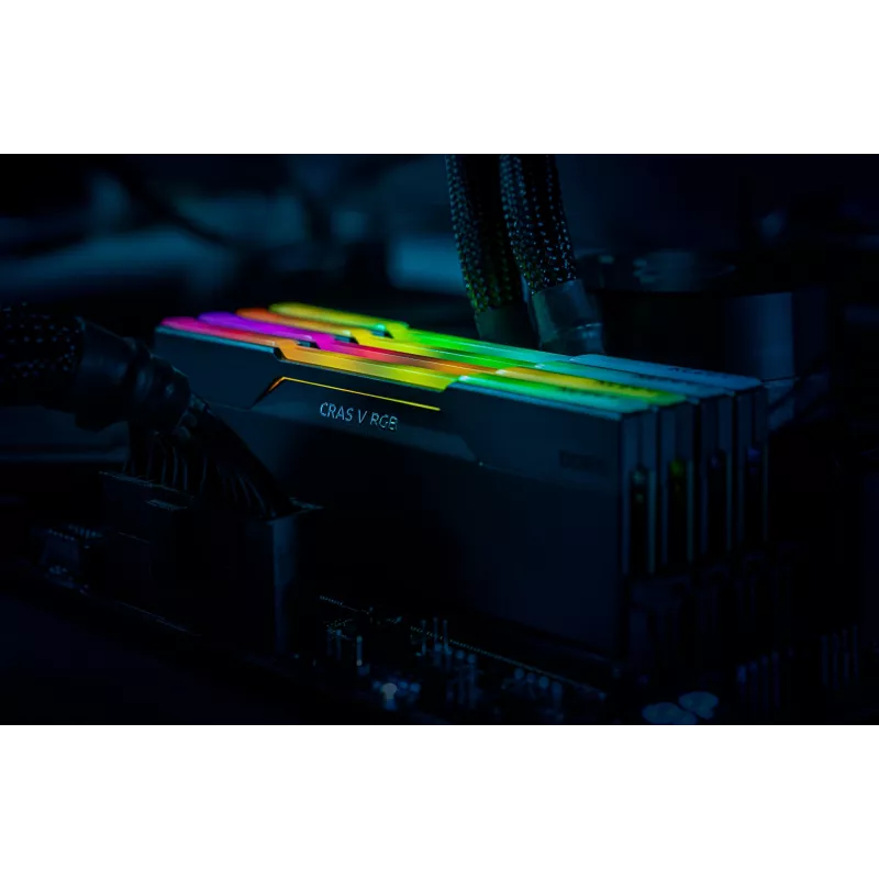Klevv CRAS V RGB 64GB (2x32GB) 6000MHz CL30 DDR5 atminties rinkinys 30-36-36-76