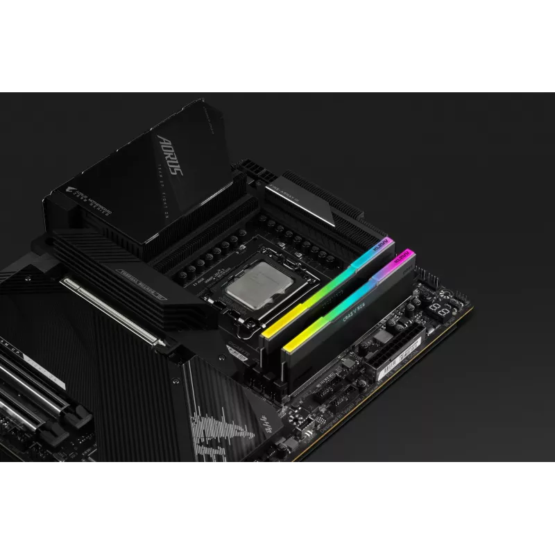 Klevv CRAS V RGB 64GB (2x32GB) 6000MHz CL30 DDR5 atminties rinkinys 30-36-36-76