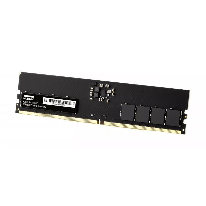 KLEVV 8GB DDR5 5600MHz CL46 288-pin DIMM 1.1V (46-46-46-90) darbalaukio RAM atmintis